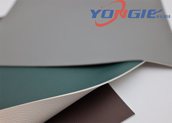 Durable Marine Leather Upholstery Easy To Clean Stretch Leatherette Fabric