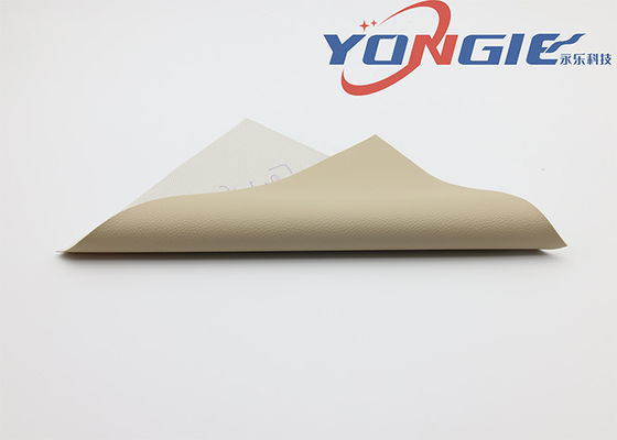 Water Resistant White Vinyl Pvc Fabric For Restaurant Decoration 3MM