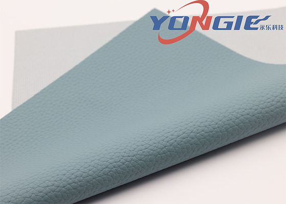Knitted Backing 3MM Shiny Pleather Fabric Faux Leather For Car Accessories Bow Making