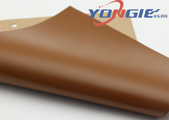 PVC Faux Leather Upholstery Material Waterproof Fabric Roll For Yacht
