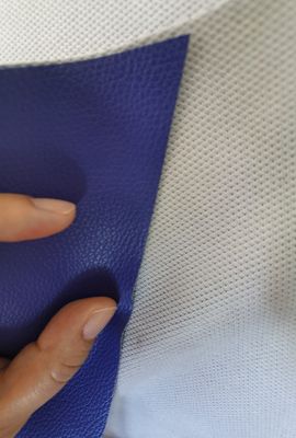 Faux Fabric Waterproof PVC Leather 30meters / Roll For Making Sofa