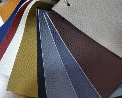 Custom PVC Sofa Leather Upholstery Fabric Self - Adhesive