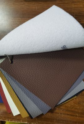 Custom PVC Sofa Leather Upholstery Fabric Self - Adhesive