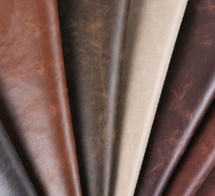 Waterproof PVC Faux Leather Synthetic Colorful Leather Fabric For Sofa