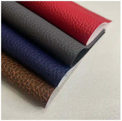 Classical Lichi PVC Leather With Acupuncture Cotton Backing Durable For Sofa