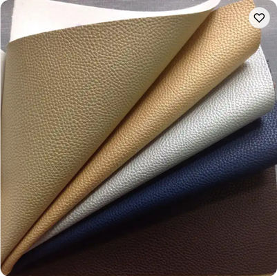 Artificial 0.65mm PVC Vinly Roll Synthetic Leather Fabric 140cm For Car Seat Cover