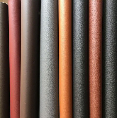 Artificial 0.65mm PVC Vinly Roll Synthetic Leather Fabric 140cm For Car Seat Cover