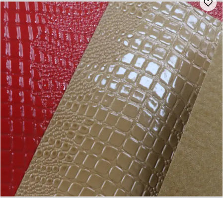 Embossed Print PVC Synthetic Leather Fabric For Home Decor
