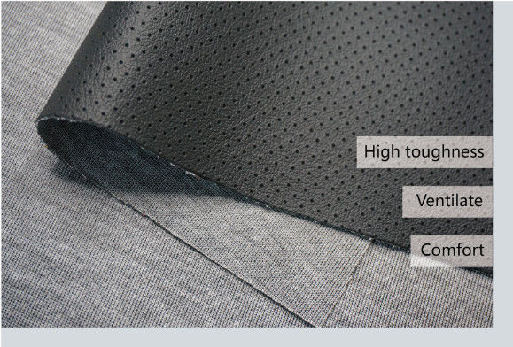 Free Samples PVC Faux Leather Material For Car Seat Eco Friendly